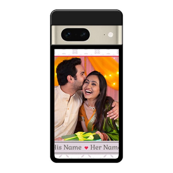 Google Pixel 7 5G Custom Glass Phone Case - With Photo And Ethnic Design