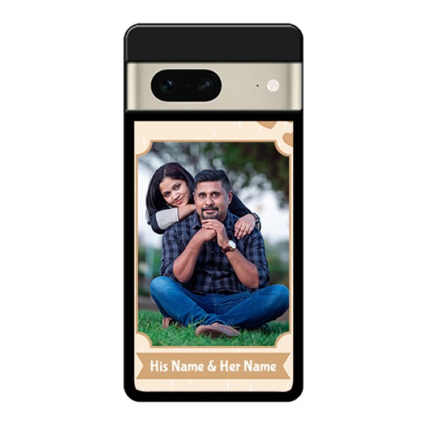 Google Pixel 7 5G Custom Glass Phone Case - With Confetti Love Design