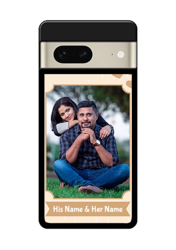 Google Pixel 7 5G Custom Glass Phone Case - With Confetti Love Design