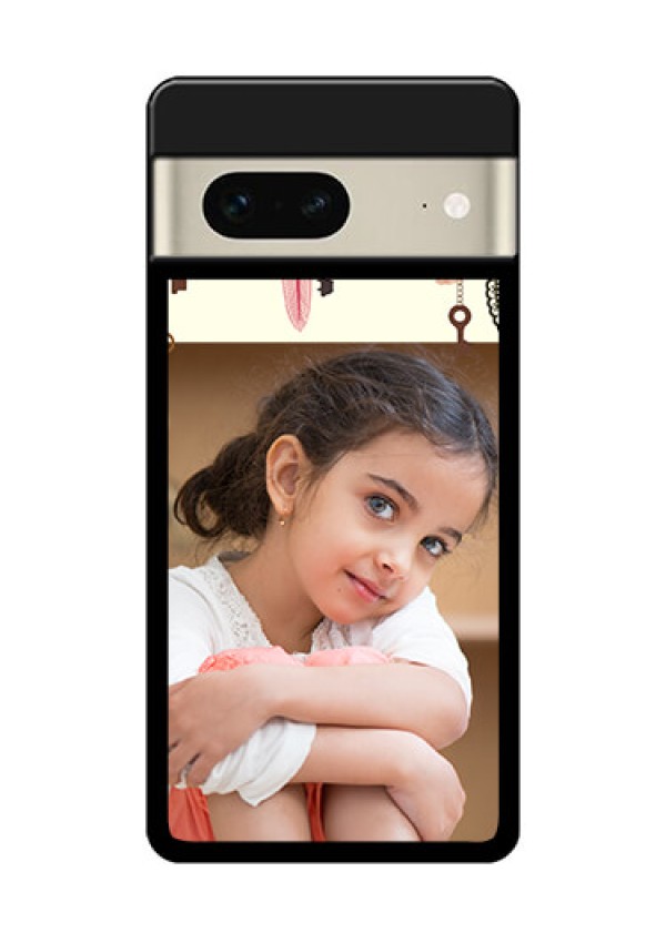 Google Pixel 7 5G Custom Glass Phone Case - Boho Style Design
