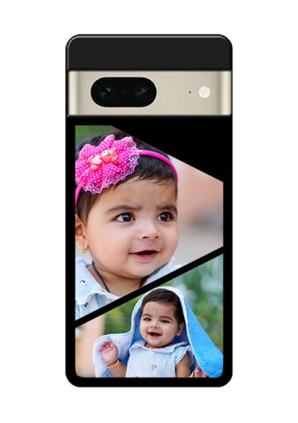 Google Pixel 7 5G Custom Glass Phone Case - Semi Cut Design