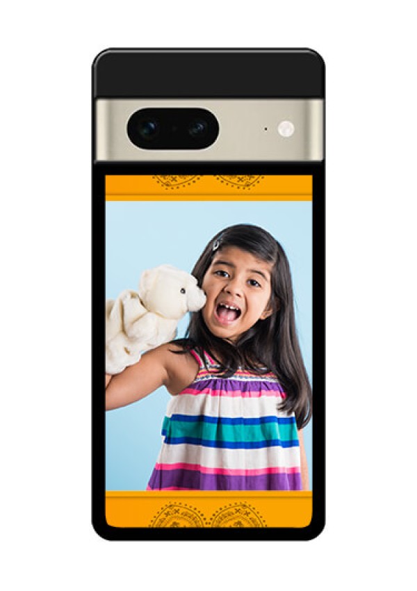 Google Pixel 7 5G Custom Glass Phone Case - Photo Wedding Design