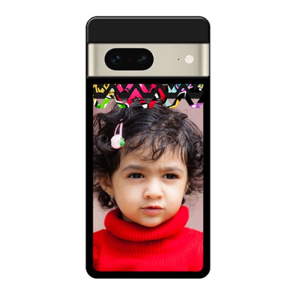 Google Pixel 7 5G Custom Glass Phone Case - Neon Abstract Design