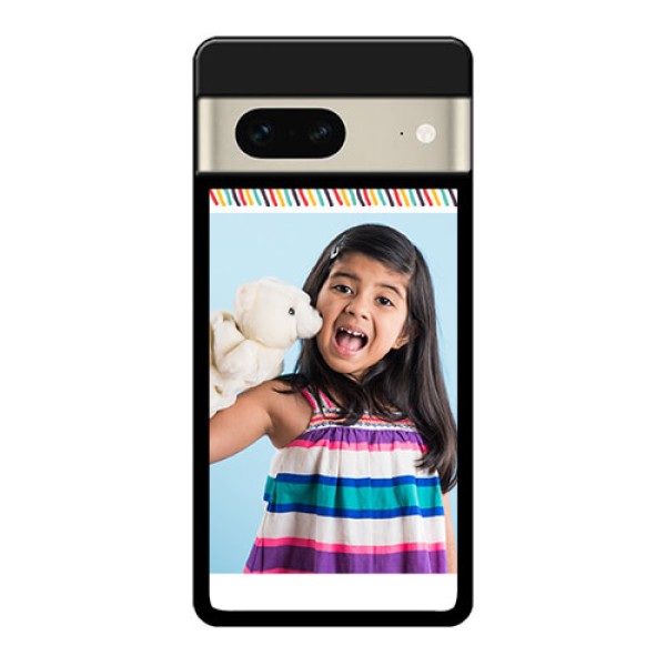 Google Pixel 7 5G Custom Glass Phone Case - Line Art Design