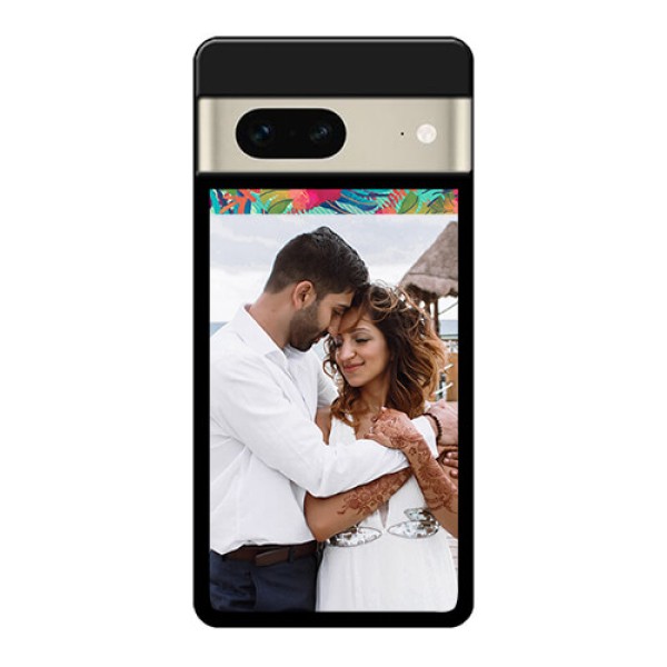 Google Pixel 7 5G Custom Glass Phone Case - Watercolor Floral Design