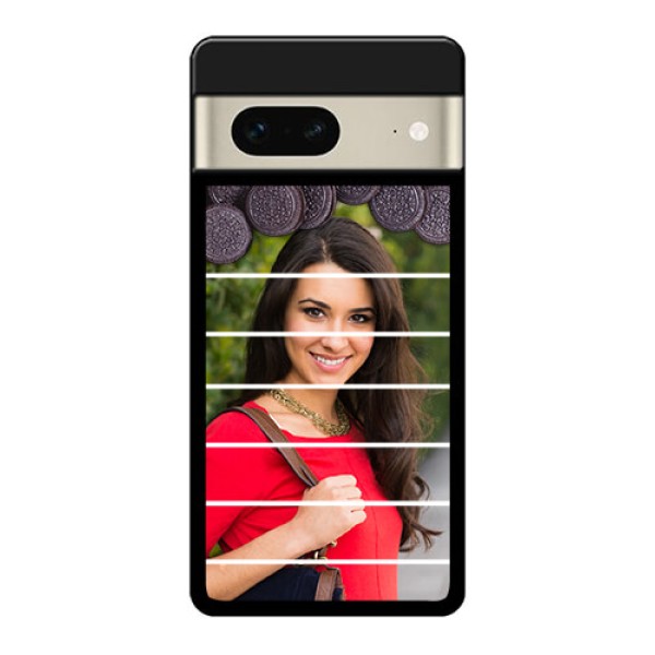 Google Pixel 7 5G Custom Glass Phone Case - With Oreo Biscuit Design