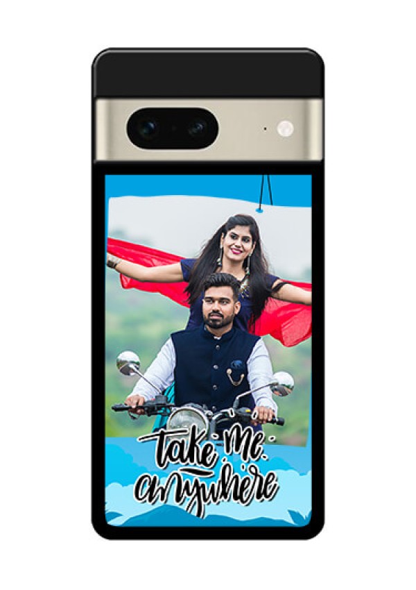 Google Pixel 7 5G Custom Glass Phone Case - Traveller Design