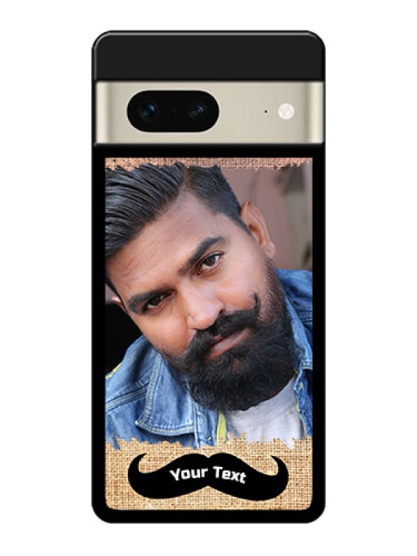 Custom Google Pixel 7 5G Custom Glass Phone Case - With Texture Design