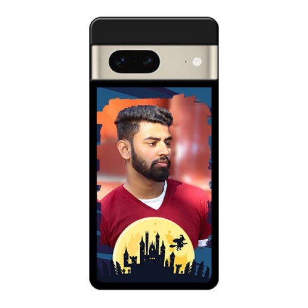 Google Pixel 7 5G Custom Glass Phone Case - Halloween Witch Design