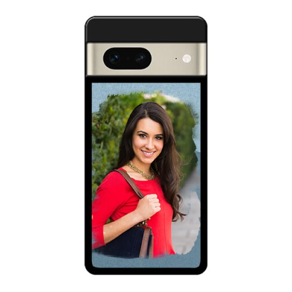 Google Pixel 7 5G Custom Glass Phone Case - Grunge Line Art Design
