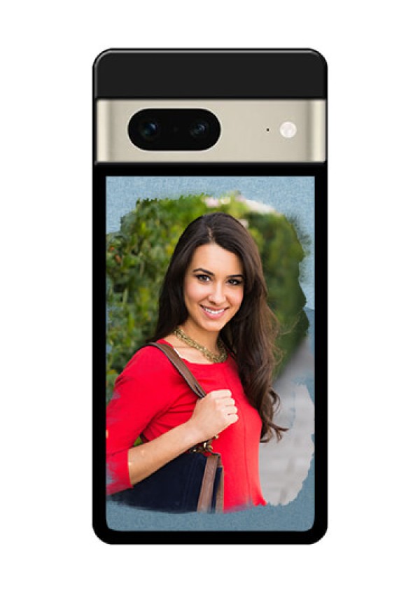 Google Pixel 7 5G Custom Glass Phone Case - Grunge Line Art Design