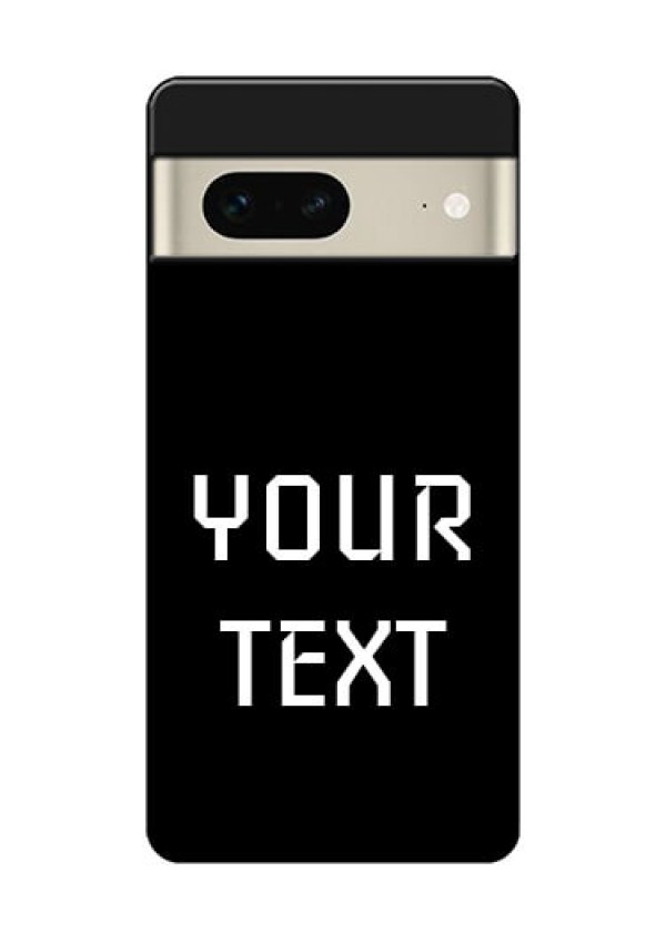 Google Pixel 7 5G Custom Glass Phone Case - Your Name Design