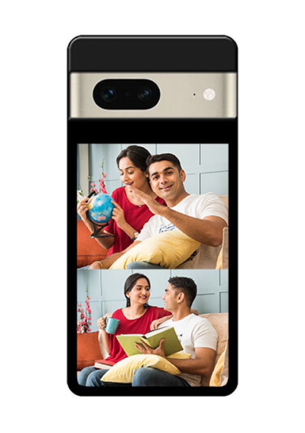 Google Pixel 7 5G Custom Glass Phone Case - 2 Images Design