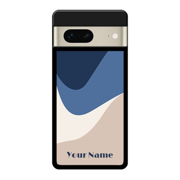 Google Pixel 7 5G Custom Glass Phone Case - Abstract Drip Art Design
