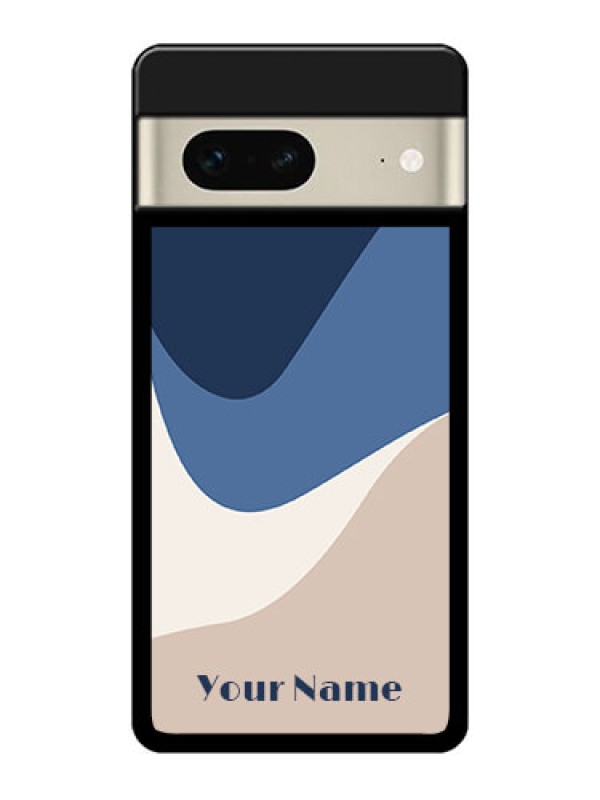 Custom Google Pixel 7 5G Custom Glass Phone Case - Abstract Drip Art Design