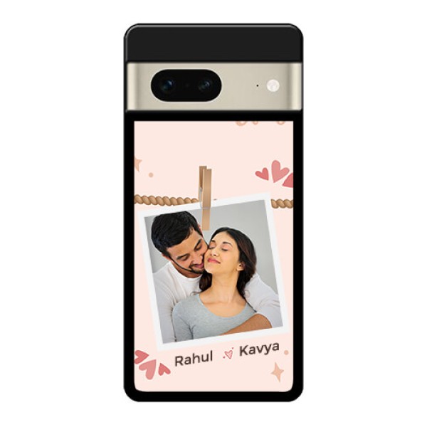 Google Pixel 7 5G Custom Glass Phone Case - Forever And Ever Love Design