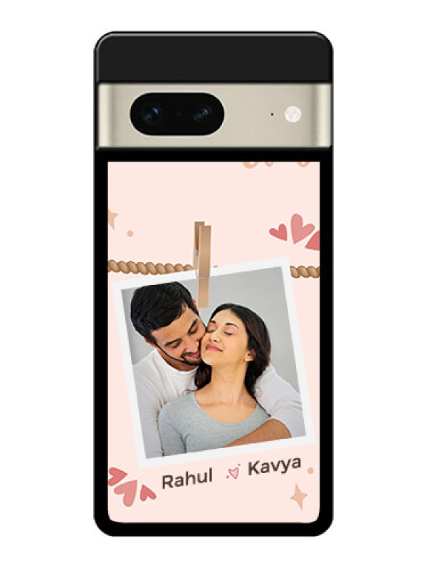 Custom Google Pixel 7 5G Custom Glass Phone Case - Forever And Ever Love Design