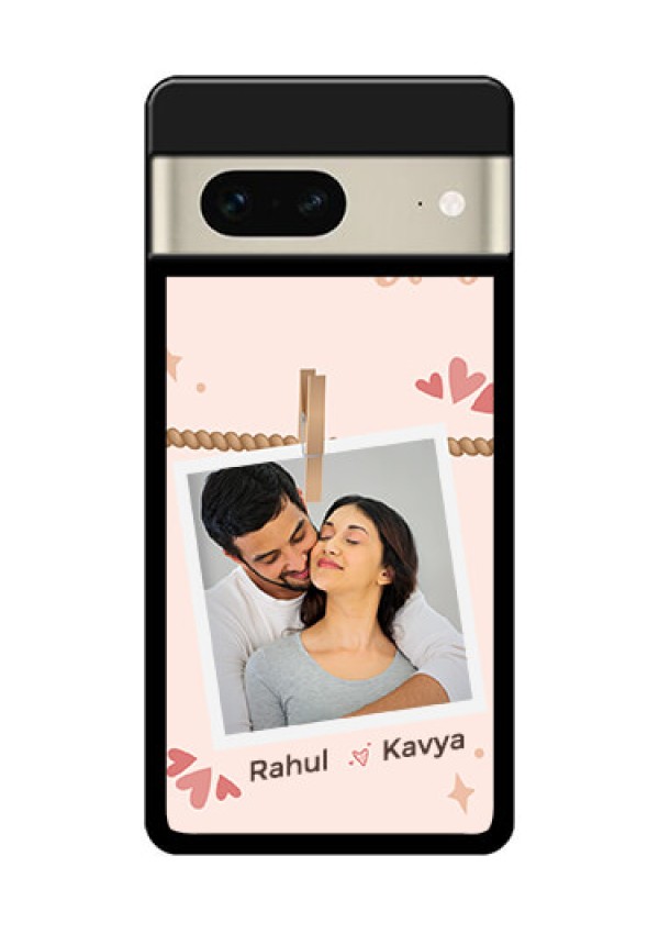 Google Pixel 7 5G Custom Glass Phone Case - Forever And Ever Love Design