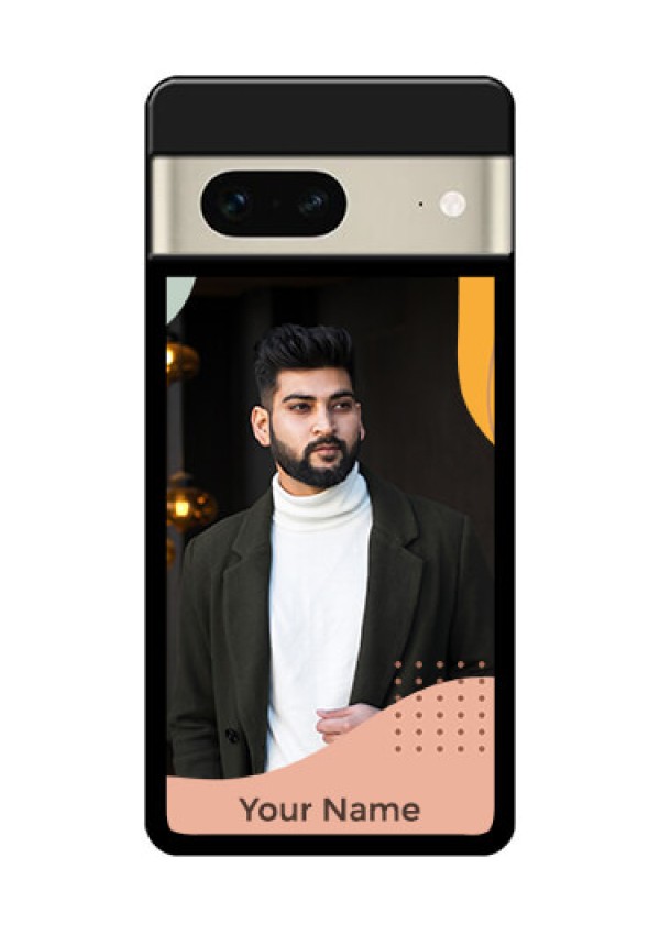 Google Pixel 7 5G Custom Glass Phone Case - Tri - Coloured Overlay Design