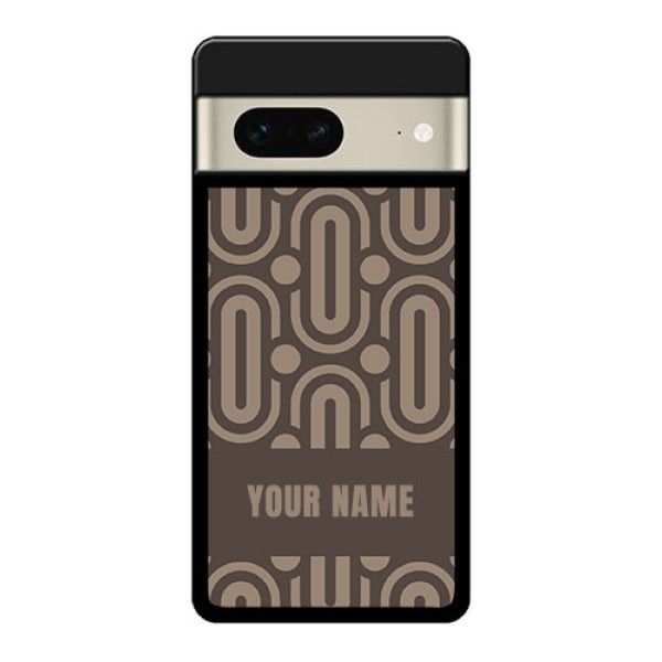 Google Pixel 7 5G Custom Glass Phone Case - Captivating Zero Pattern Design