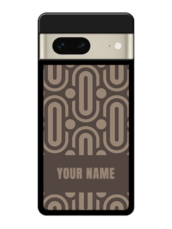 Custom Google Pixel 7 5G Custom Glass Phone Case - Captivating Zero Pattern Design