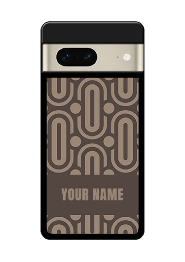 Google Pixel 7 5G Custom Glass Phone Case - Captivating Zero Pattern Design
