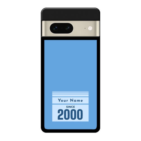 Google Pixel 7 5G Custom Glass Phone Case - Custom Year Of Birth Design