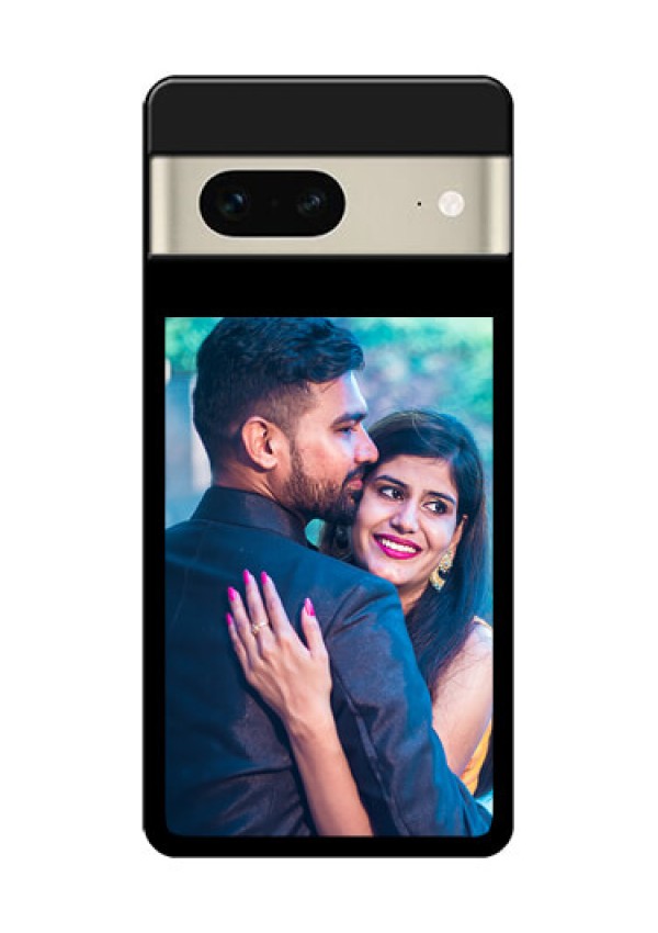 Google Pixel 7 5G Custom Glass Phone Case - Upload Full Picture With Custom Color Design