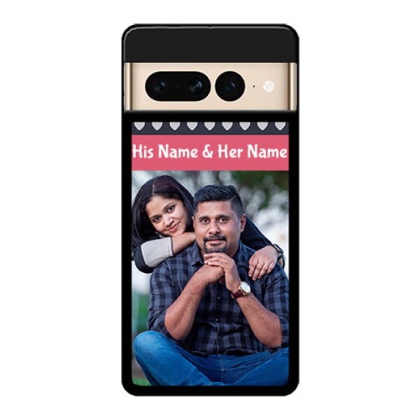 Google Pixel 7 Pro 5G Custom Glass Phone Case - Love Symbols Design