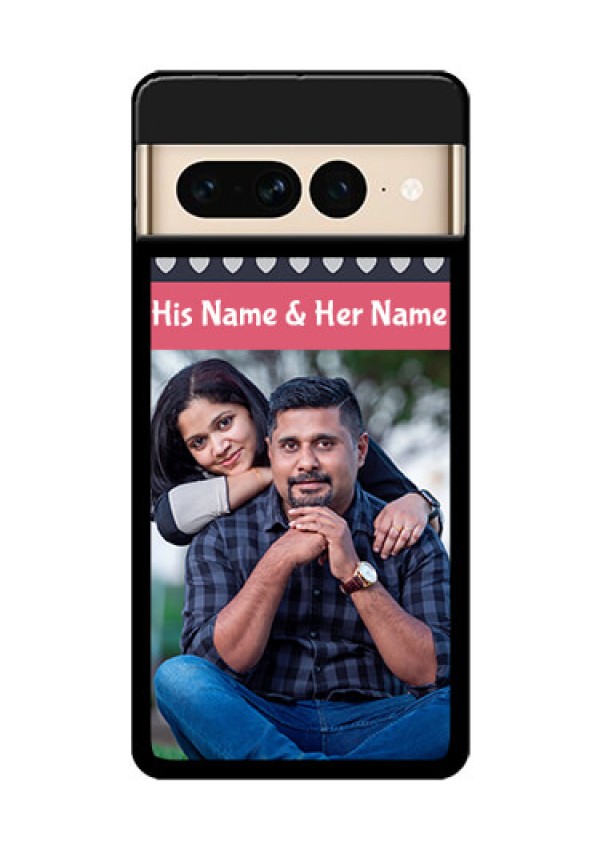 Google Pixel 7 Pro 5G Custom Glass Phone Case - Love Symbols Design