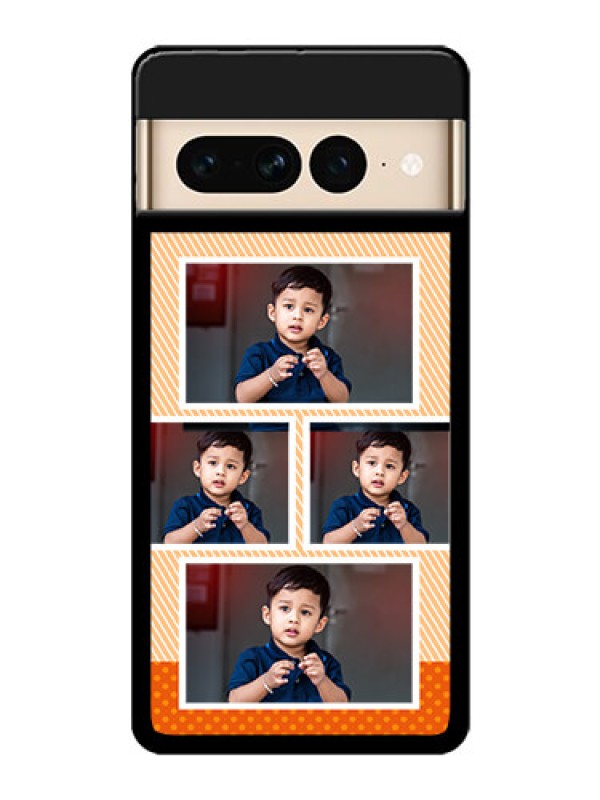 Custom Google Pixel 7 Pro 5G Custom Glass Phone Case - Bulk Photos Upload Design