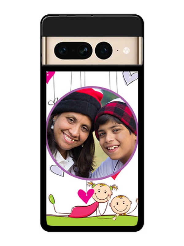 Custom Google Pixel 7 Pro 5G Custom Glass Phone Case - Cute Kids Phone Case Design