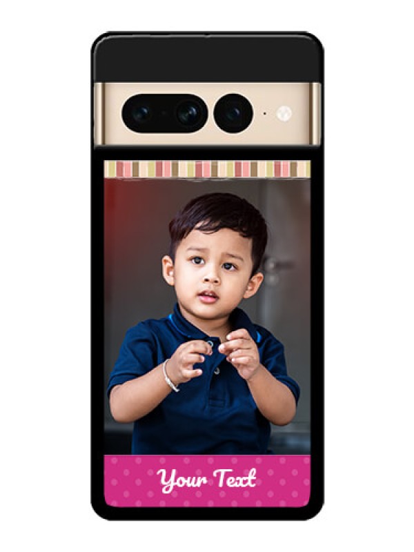 Custom Google Pixel 7 Pro 5G Custom Glass Phone Case - Cute Girls Cover Design