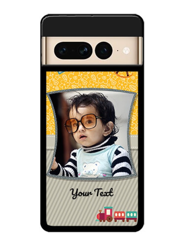 Custom Google Pixel 7 Pro 5G Custom Glass Phone Case - Baby Picture Upload Design