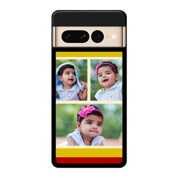 Google Pixel 7 Pro 5G Custom Glass Phone Case - Multiple Pic Upload Design