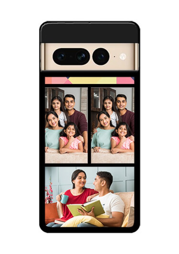 Google Pixel 7 Pro 5G Custom Glass Phone Case - Bulk Pic Upload Design