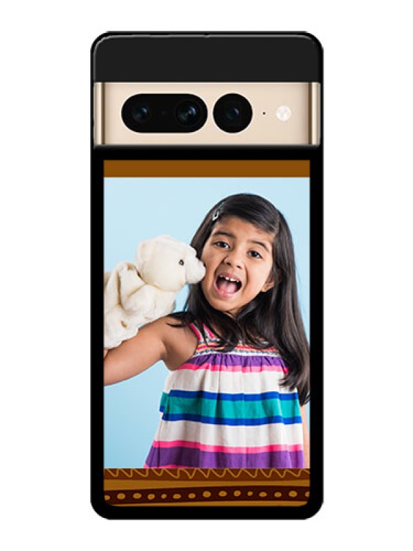 Custom Google Pixel 7 Pro 5G Custom Glass Phone Case - Friends Picture Upload Design