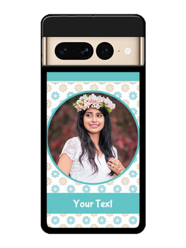Custom Google Pixel 7 Pro 5G Custom Glass Phone Case - Beautiful Flowers Design