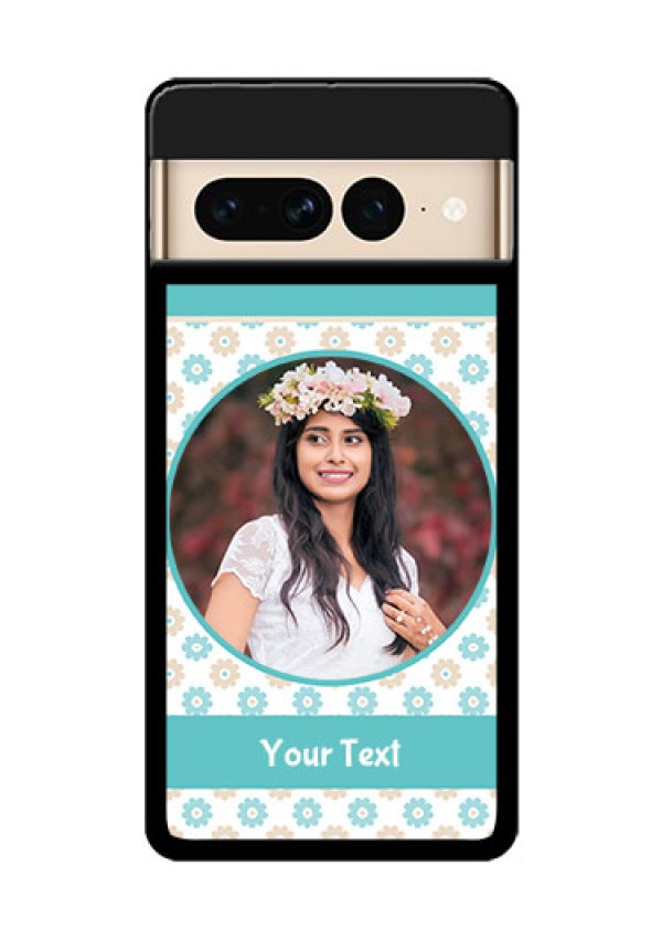Google Pixel 7 Pro 5G Custom Glass Phone Case - Beautiful Flowers Design