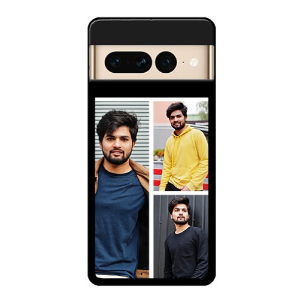 Google Pixel 7 Pro 5G Custom Glass Phone Case - Upload Multiple Picture Design