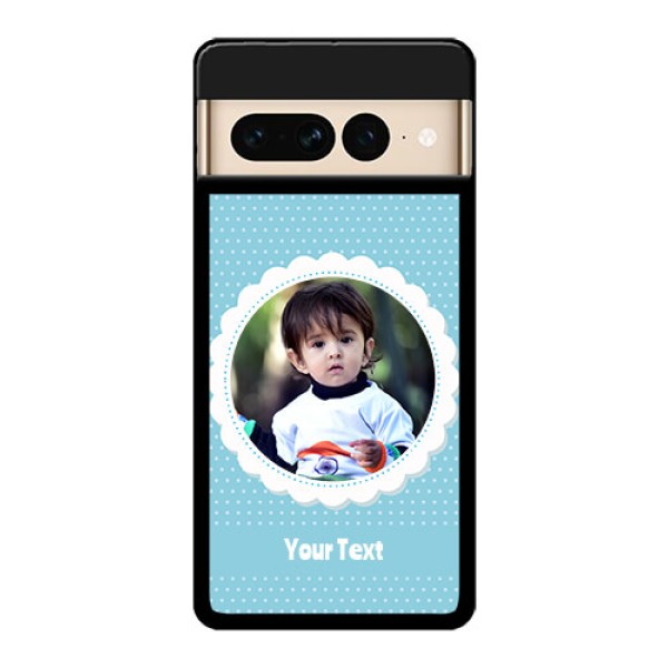 Google Pixel 7 Pro 5G Custom Glass Phone Case - Violet Pattern Design