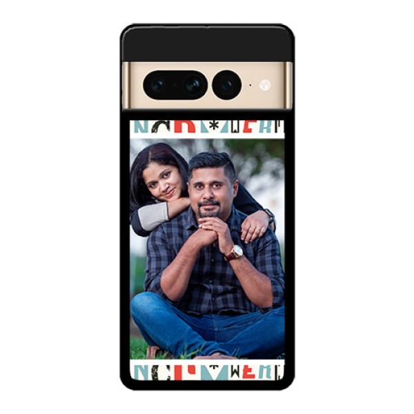 Google Pixel 7 Pro 5G Custom Glass Phone Case - Alphabet Design
