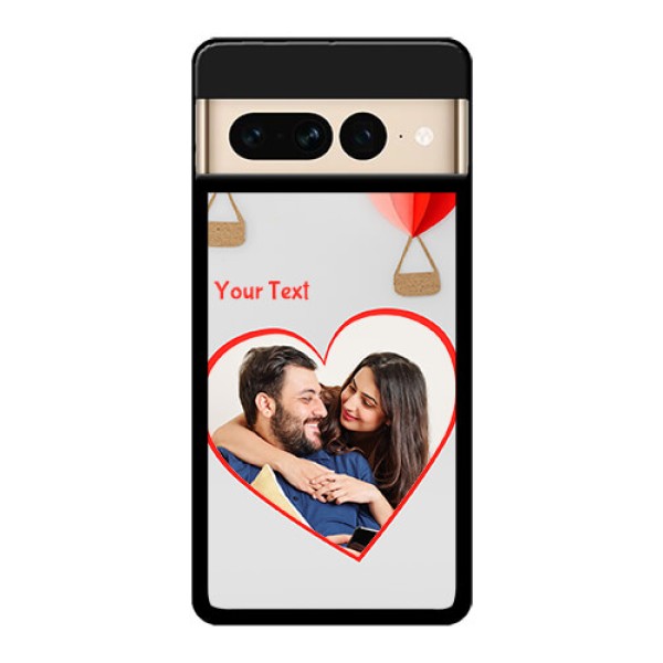 Google Pixel 7 Pro 5G Custom Glass Phone Case - Parachute Love Design