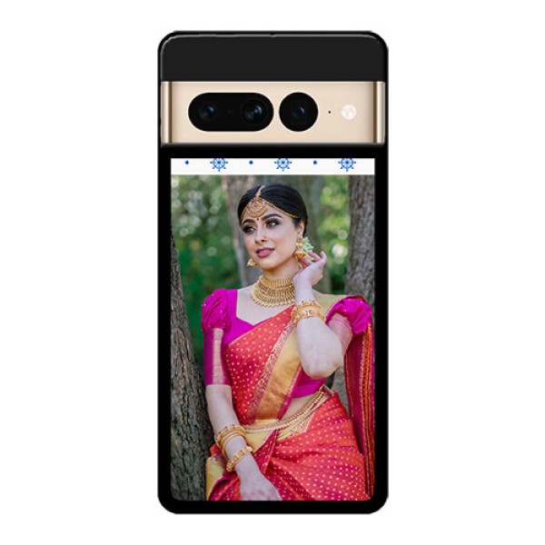 Google Pixel 7 Pro 5G Custom Glass Phone Case - Snow Pattern Design