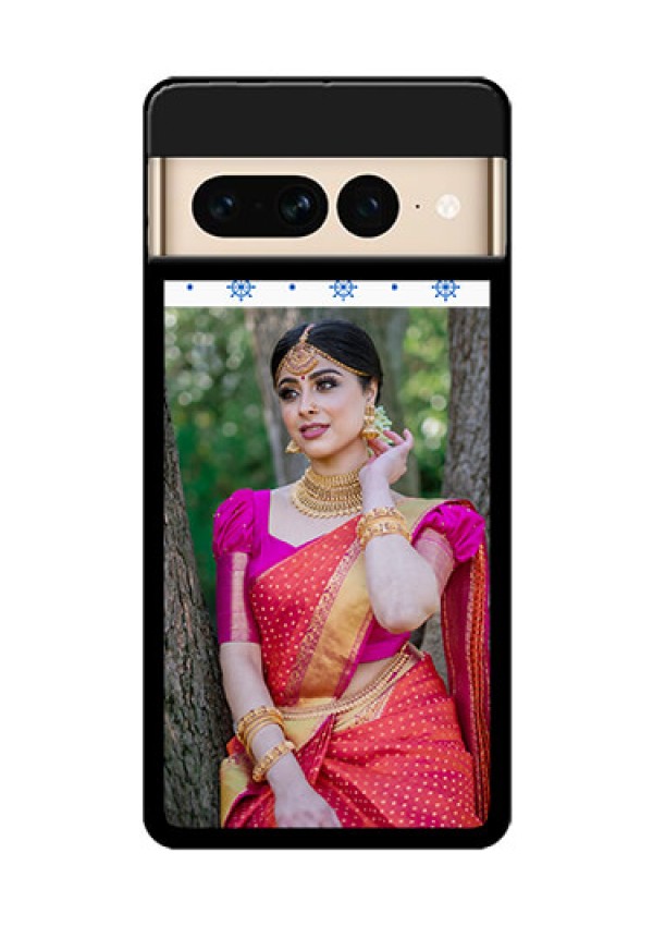 Google Pixel 7 Pro 5G Custom Glass Phone Case - Snow Pattern Design