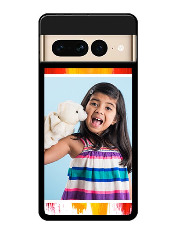 Custom Google Pixel 7 Pro 5G Custom Glass Phone Case - Multi Color Design