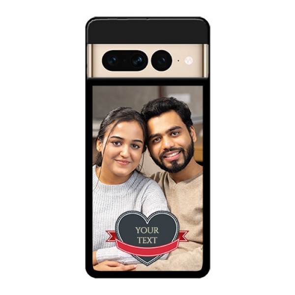 Google Pixel 7 Pro 5G Custom Glass Phone Case - Just Married Couple Design