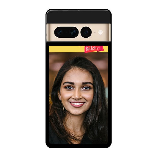 Google Pixel 7 Pro 5G Custom Glass Phone Case - Happy Birthday Design