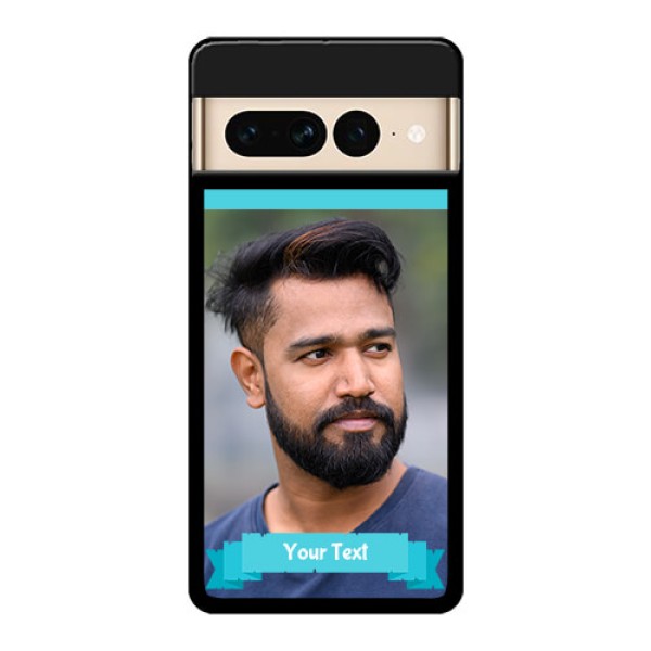 Google Pixel 7 Pro 5G Custom Glass Phone Case - Blue Color Design