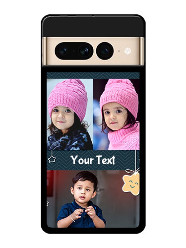 Custom Google Pixel 7 Pro 5G Custom Glass Phone Case - Hanging Stars Design